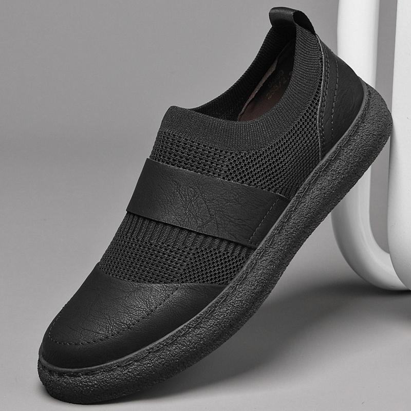 

New Fashion Brand Designer New Men s Breathable Mesh Mixed Patchwork Casual Shoes Male Walking Loafers Footwear Zapatos Hombre 37