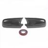 2# Carbon Fiber OX Horn Mirror Cover Caps For VW Jetta Golf Mk4 Passat 1999-2004