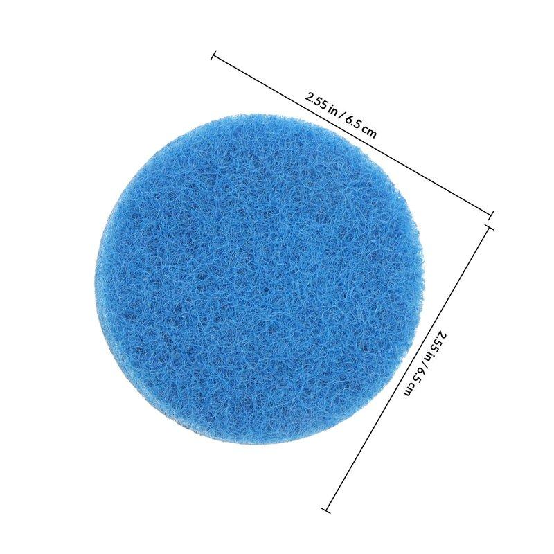 24Pcs Dish Scrubber Sponge Pads Round Hook Loop Design Easy Replace Electric Drill Brush Cleaning Pad Kitchen Bathroom Floor