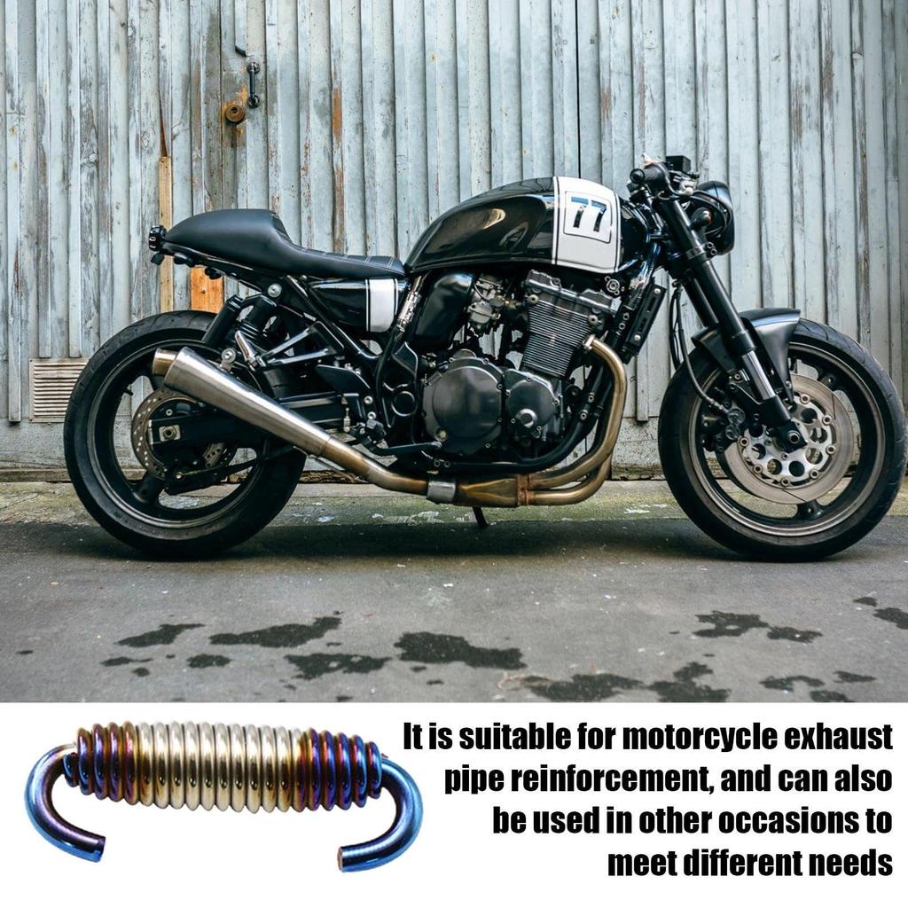 Motorcycle Exhaust Spring,Muffler Exhaust Pipe Spring Stainless Steel | Motorcycle Modification Accessories Exhaust Pipe