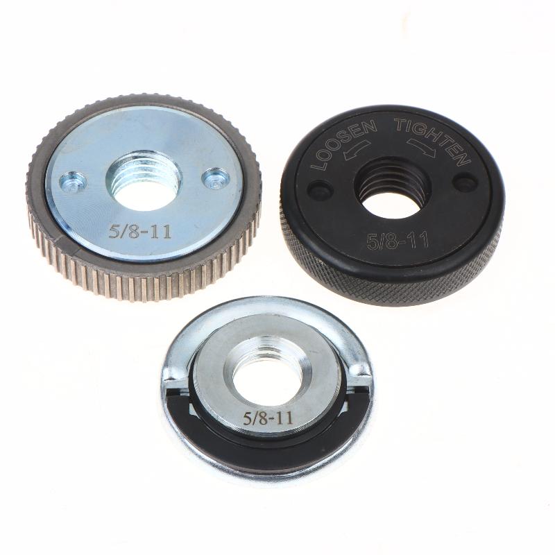 Thread Angle Grinder Self-Locking Pressing Plate Platen Quick Release Flange Nut Clamping Power Chuck Tools Parts