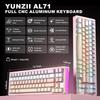 YUNZII AL71 Gaming Full Aluminum Mechanical NKRO Wireless RGB for Technical Standards Compliance Certified Mute 68% Keyboard, CNC, Hot-Swap, Wireless,