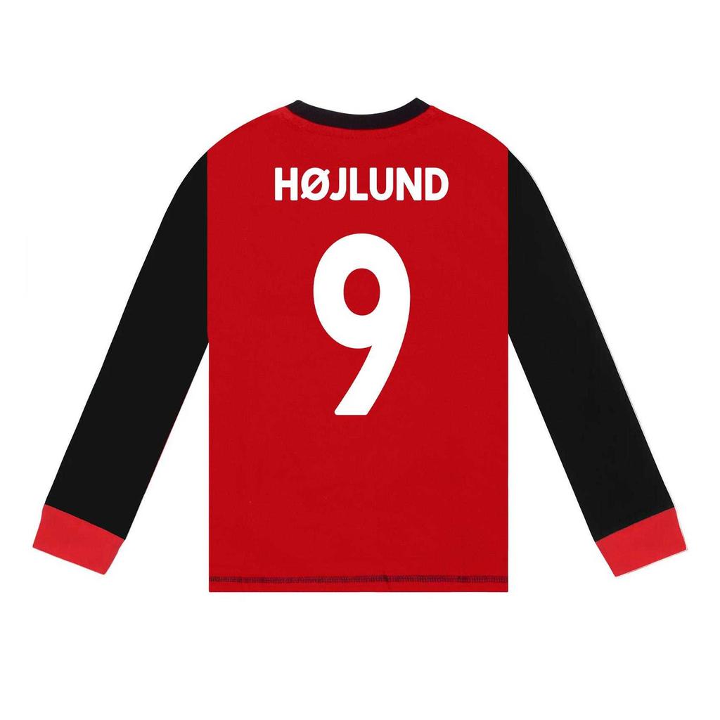 Manchester United FC Boys Rasmus Hojlund 9 Long Pyjama Set