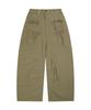 RuNaKi'Hu' Wxp042 Saki Frill Seersucker Wide Pants (Brown)
