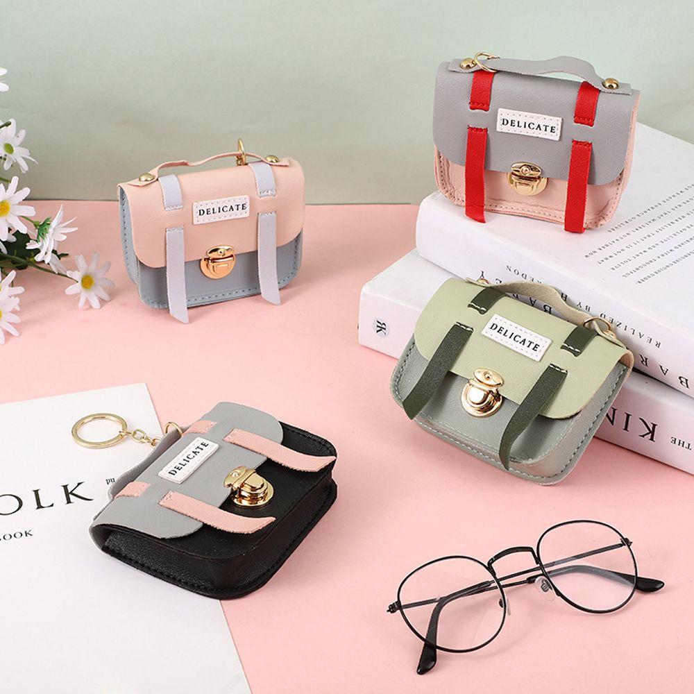 

Key Ring Pendant Wallet Card Holder Handbag Keychain Earphone Storage Bag Coin Purse Mini Coin Bag