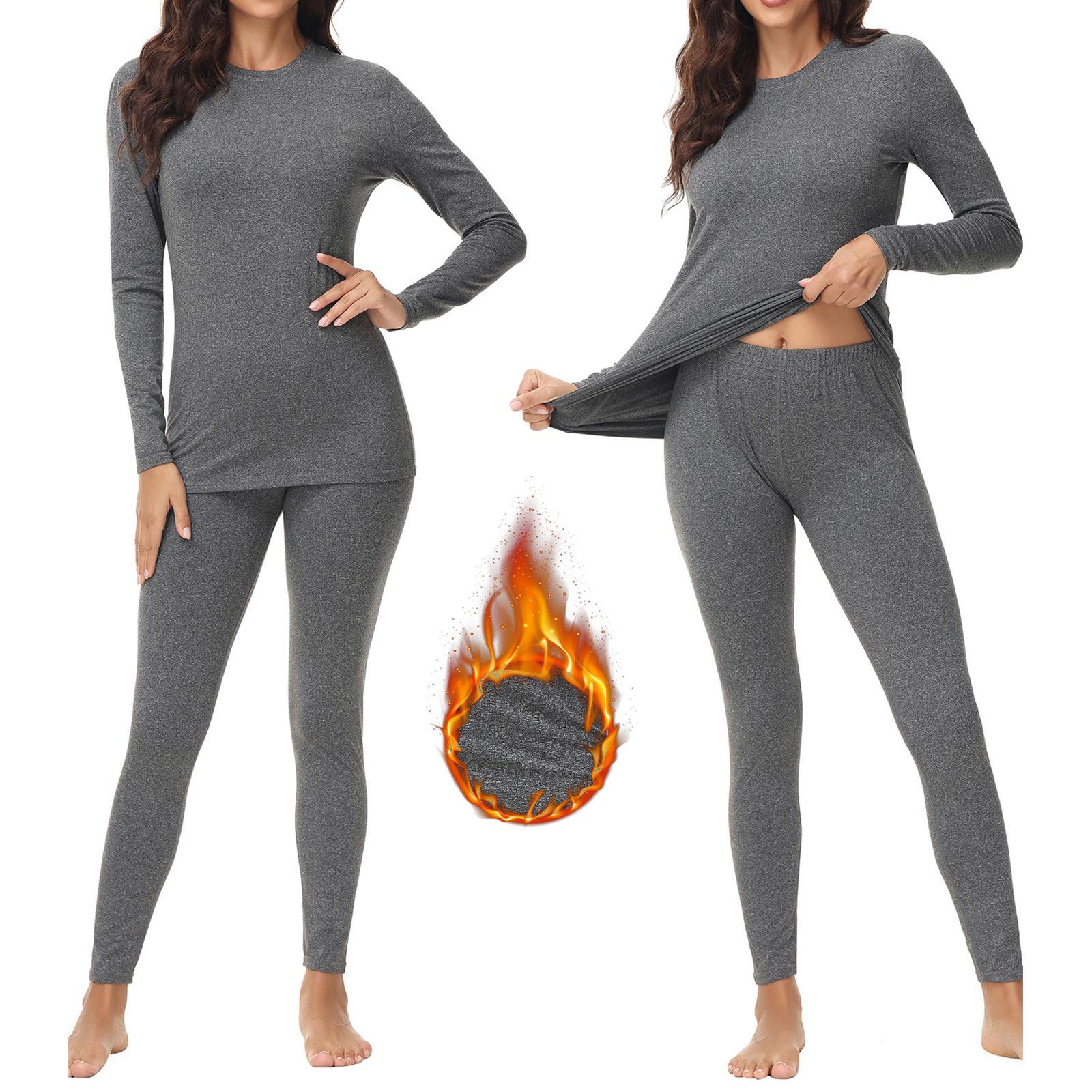 

Women s Seamless Thermal Underwear Suit Clothes And Trousers Home Set XS