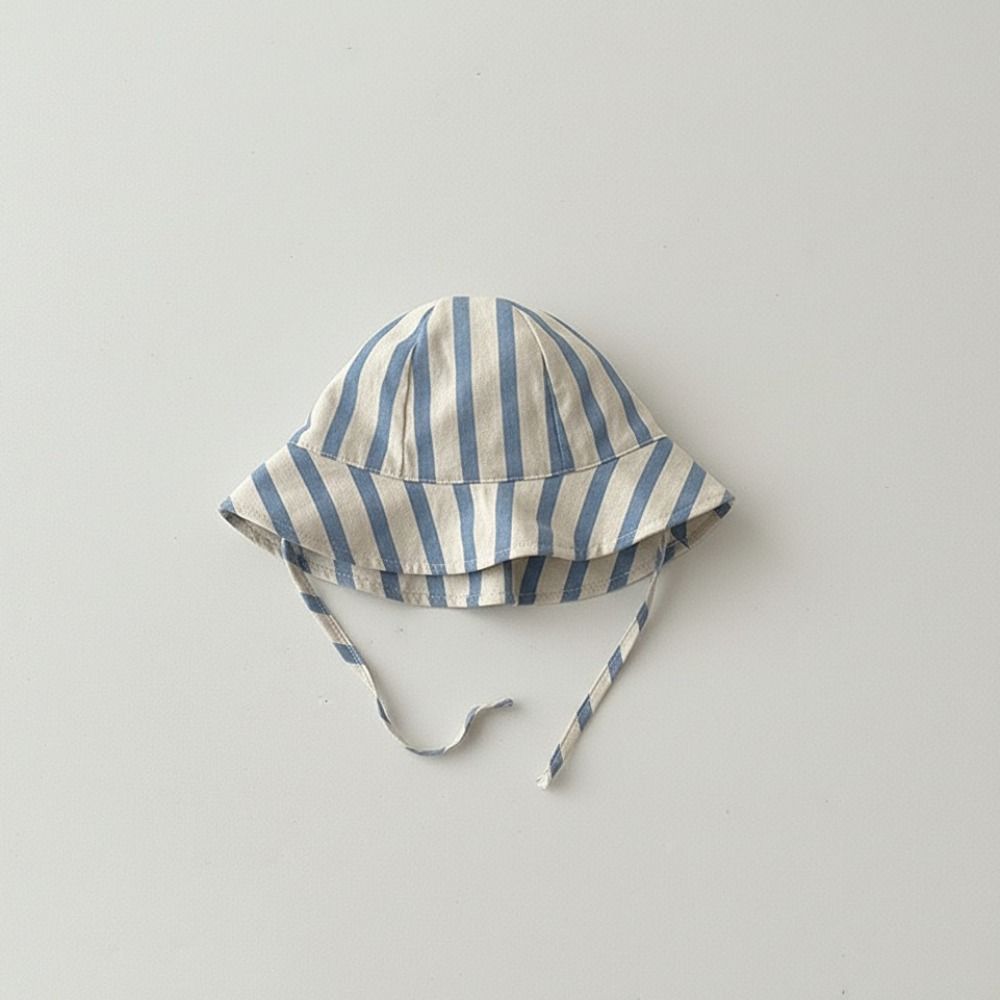 Korean Style Baby Fisherman Cap Cotton Kids Sunscreen Hat Kids Wide Brim Hat  for Kids Boy Girl