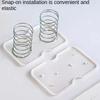 Plastic Spring Tissue Box Practical Double Springs Creative Draw the Paper Accessories