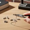 10Pcs Stainless Steel Cone Pointed Charms Connectors for DIY Jewelry Accessory Parts for Necklace Bracelet Handmade Making