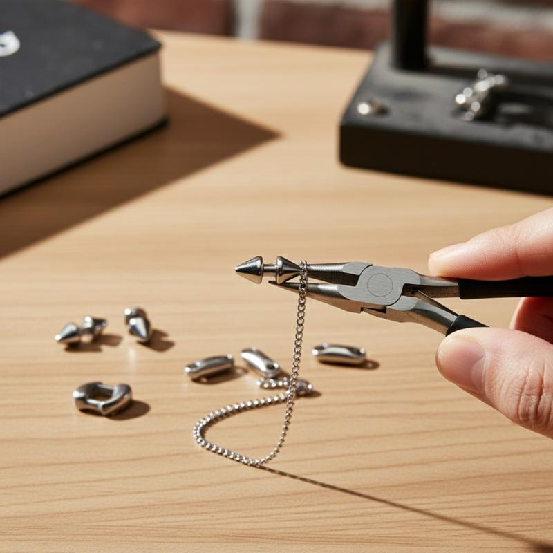10Pcs Stainless Steel Cone Pointed Charms Connectors for DIY Jewelry Accessory Parts for Necklace Bracelet Handmade Making
