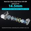 Hidizs MP145 Wired Gaming Earphones 14.5mm Driver Lightweight Aluminum Shell 4.4mm Jack