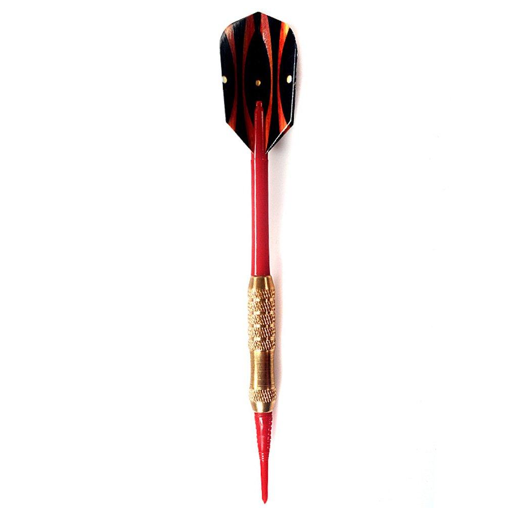 CUESOUL Practice Brass Barrel Soft Tip Darts 9 Pieces