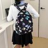 Schoolbag Summer New Korean Version Fashion Backpack Junior High School Student Backpack High School College Student Butterfly Backpack