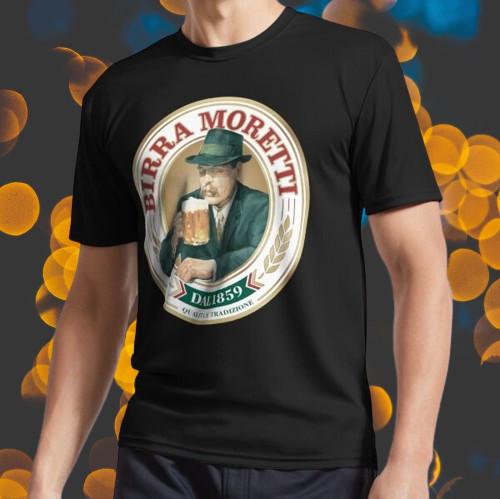 Birra Moretti Logo T-Shirt Unisex Size S-5XL M