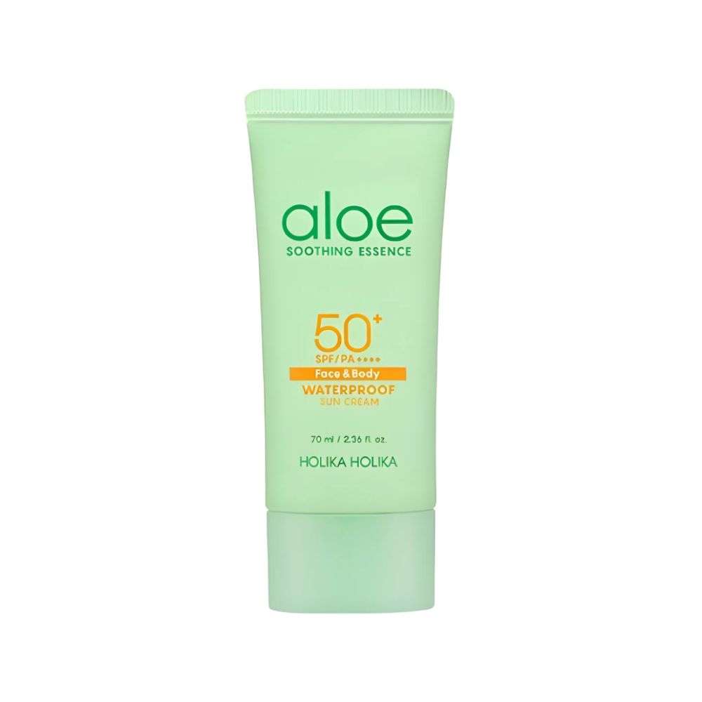 HOLIKA HOLIKA Aloe Waterproof Sunscreen SPF50+ PA++++ Hydrating UV Protection 70ml