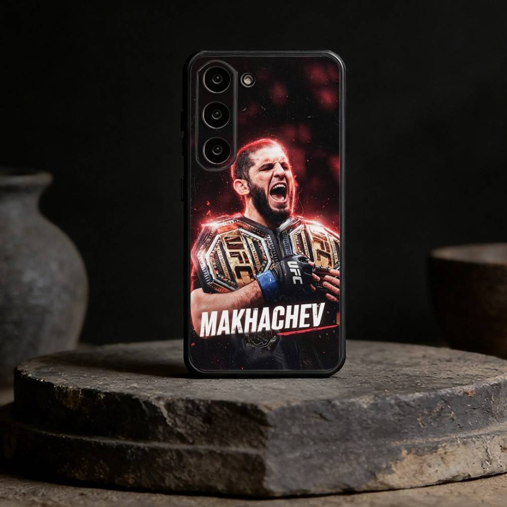 

P4P Islam M-Makhachev Phone Case For Samsung Galaxy A13,21s,22,31,32,52,53,71,72,73,Soft Black Cover Samsung a20s