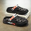 Hole shoes men's summer wear sandals wear-resistant garden shoes breathable bread head sports casual slippers men