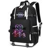 Anime K-Pop Dämonenjäger Rucksack Große Kapazität Schultasche Laptop Unisex Student Junge Mädchen Schultasche Große Kapazität Reise Outdoor-Tasche Kindergeschenk Mochila