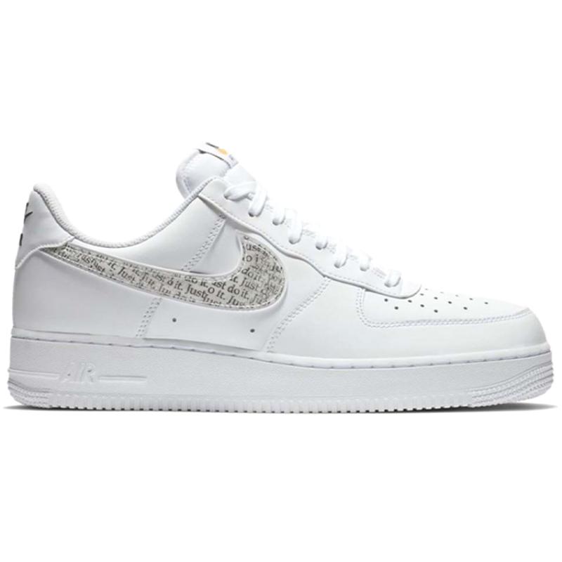 Nike Air Force 1 Low Just Do It Pack White Clear Sneakers BQ5361-100