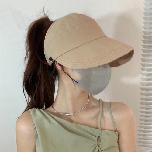 Spring Summer Autumn Baseball Ruth Sunscreen Hat Face Cover Sun Hat UV Protection Vinyl Sun Hat Versatile bucket hat Women