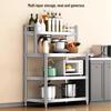 3-Tier Stainless Steel Kitchen Storage Rack