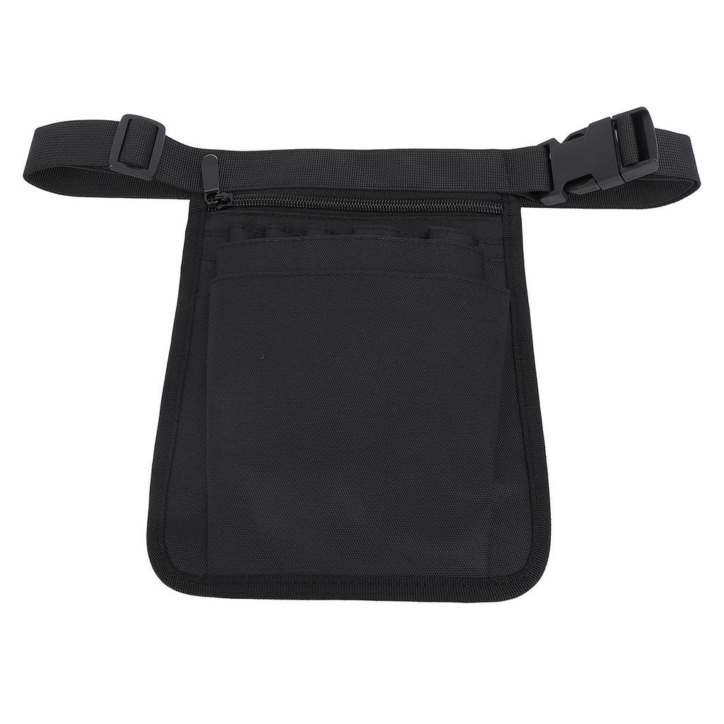 Fanny Pack Black 900D Nylon Multifunctional Portable Toolkit Belt Organizer Bag for Pens Markers