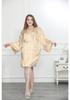 Plus Size Long Sleeve Nightgown: Women's Fresh Sexy V-Neck Tie-Up Pajamas Loungewear
