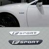 1 Stück 3D Metall F SPORT Logo Auto Seitenkotflügel/Heckklappe/Karosserie Emblem Abzeichen Aufkleber Auto Dekoration Zubehör