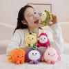 Cartoon Fruit Plush Beanbag Toy - Cute Mangosteen, Peach, Dragon Fruit, Persimmon Pendants - Ideal Gift for Women