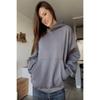 Autumn and Winter New Women's Fashion Solid Color Backless Hollow Mesh Hooded Sweatshirt Sweatshirt