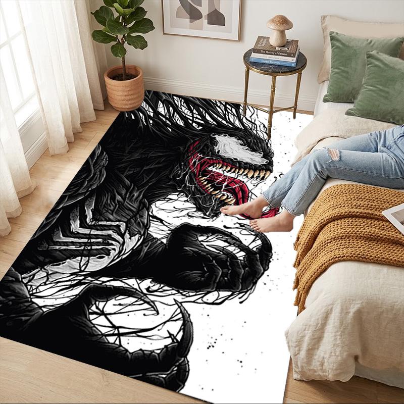 Venom Art Living Room Nonslip Area Rug Soft Carpet For Bedroom Game Playroom Sofa Office Home Decor Doormat Christmas Gift C926422