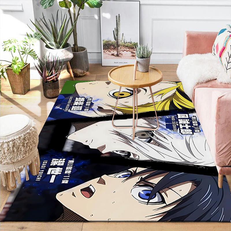 1Pc Anime Characters Series Rug, Office Carpet Indoor Outdoor Doormat, Non-Slip, Comfortable, Living, Christmas Halloween,  Xmas Gift S1197