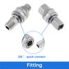 4 Pcs 3/8 Inch NPT Pressure Washer Adapter Set for Hose Ball Valve Wand with Tape Female Male Thread Fitting