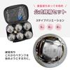 Shandini Petanque Balls, Iron, Standard Size Set, Metal Balls for Outdoor Sports, with Storage Bag, Set of 6 Balls