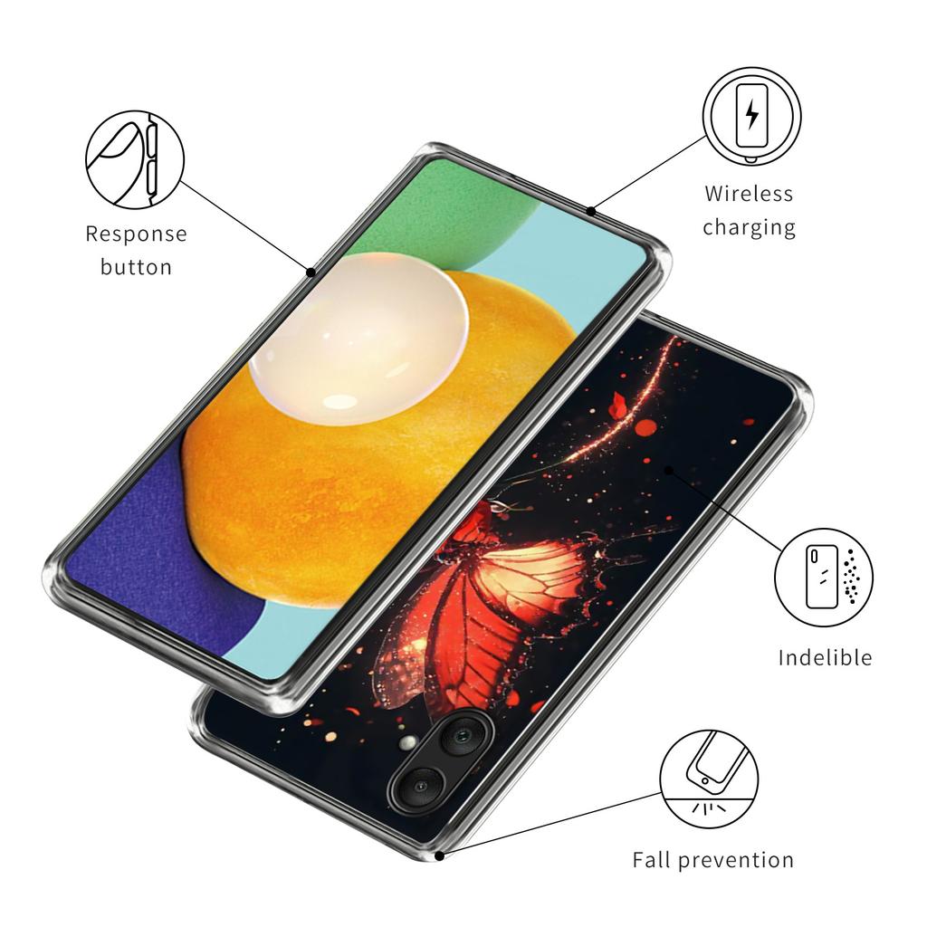 For Samsung Galaxy A06 4G Case Pattern Printed Shockproof TPU Phone Cover
