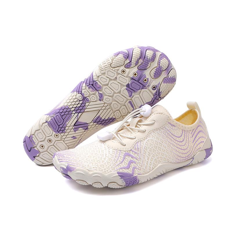 Cross-Border Quick-Dry Five-Finger Wading Shoes for Men & Women - Ideal for Beach, Swimming, Yoga, Fitness, and Snorkeling.