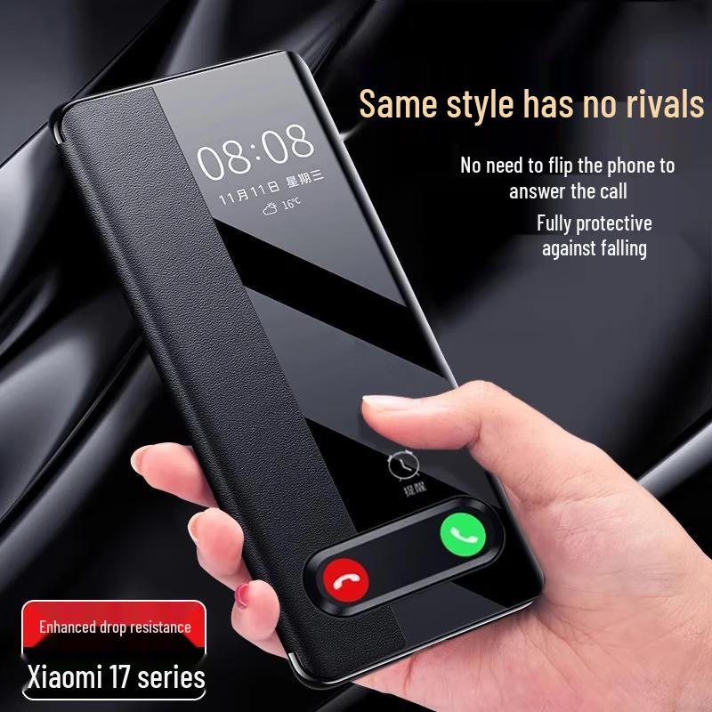 

Ekakashop Xiaomi 17 Series Leather Flip Wallet Case Xiaomi 17 Pro