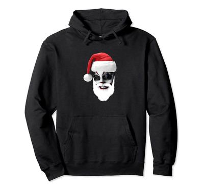Cara de Payaso Gorro de Papá Noel Ropa de Navidad Sudadera con Capucha Engranaje de Esqueleto