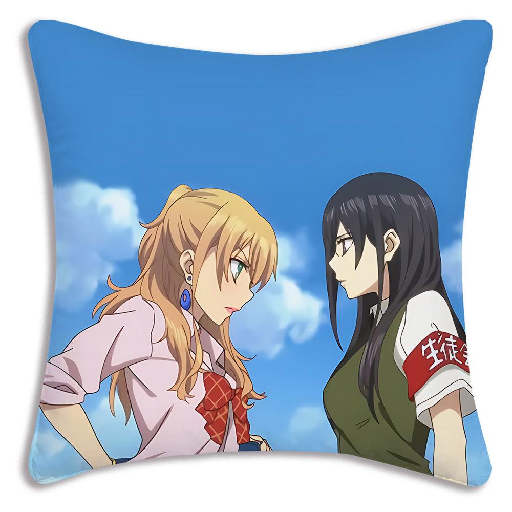 Cute GL Anime C-Citrus Hot Pillow Covers Cartoon Sofa Decorative Home Double-sided Printing Short Plush Cute Cushion Cover