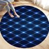 Tappeto per area illusione visiva geometrica astratta 3D Tappeto grande, rotondo per soggiorno, camera da letto, divano, decorazione, tappetino antiscivolo