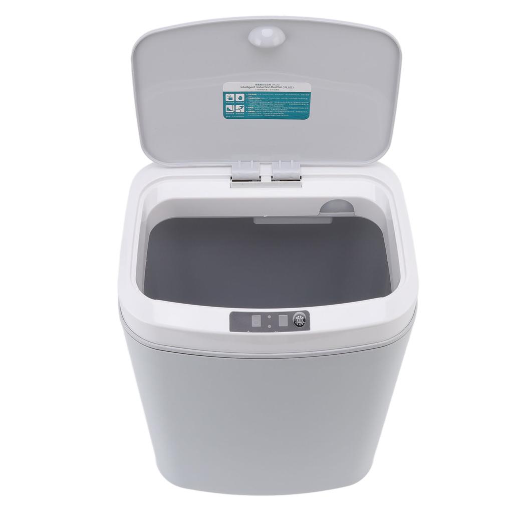 Inteligentny kosz na śmieci 16L Indukcja na podczerwień Sterowanie przyciskiem Ręczny Cichy Domowy Automatyczny kosz na śmieci
