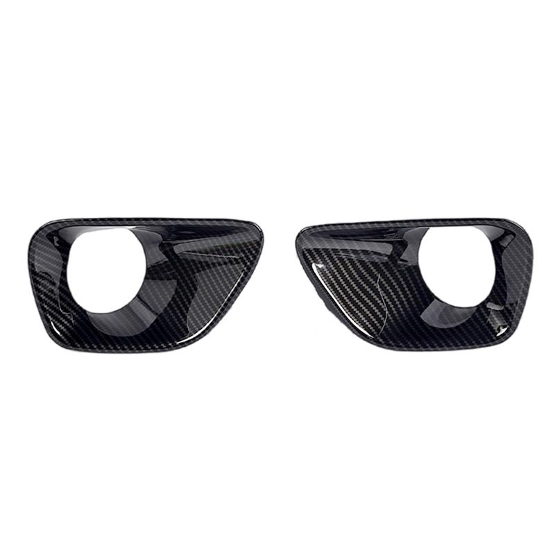 

Внешние аксессуары Передняя противотуманная фара Накладка для Jeep Grand Cherokee 2011-2013 Декор рамки противотуманной фары Carbon Fiber Pattern