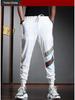 Men's 2024 Ice Silk Ankle-Length Casual Sports Pants - Summer Thin Tencel Korean Slim Fit Trousers