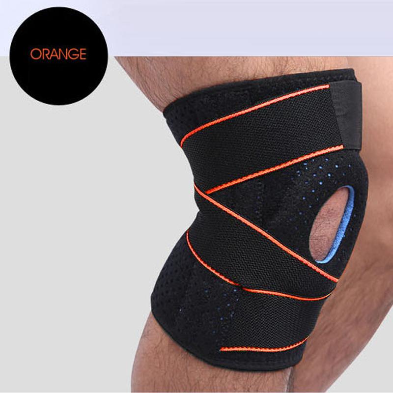 Sports Knee Pressure Strap Silicone Cold Running Basketball Mountaineering Meniscus Patella Protection Kneepads Sports