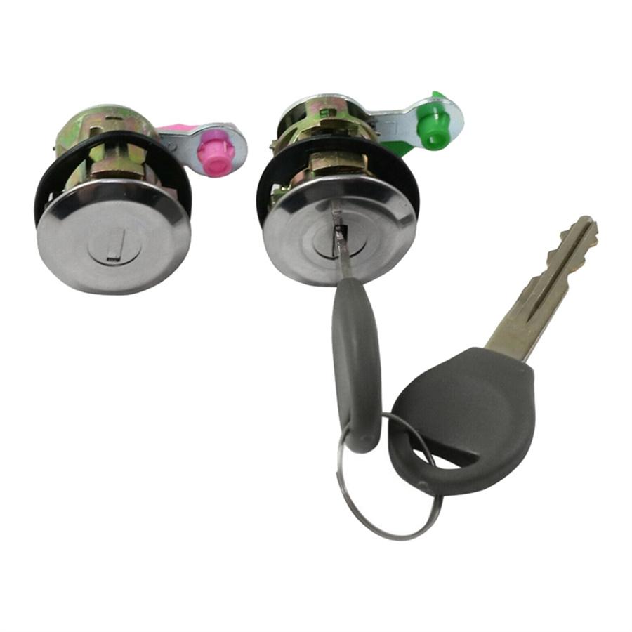DL-121 Cilindro Serratura Porta Sinistra e Destra con 2 Chiavi per Nissan 98-03 Altima 98-04 Frontier
