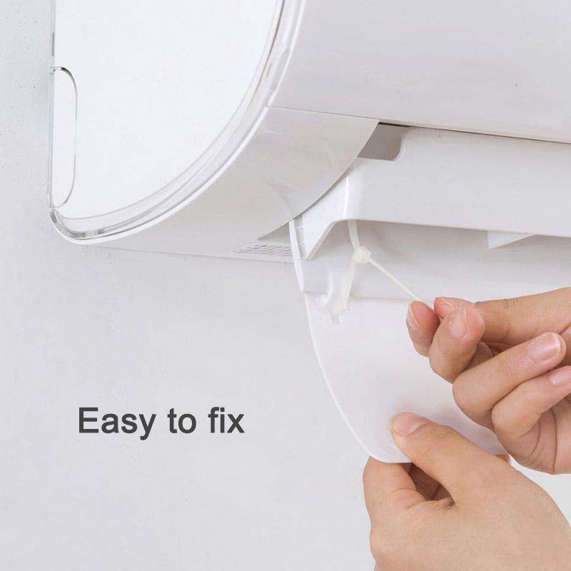 Kryt čelního skla klimatizace, deflektor studeného větru, zatahovací přepážka, protiskluzová univerzální přepážka klimatizace pro domácnost