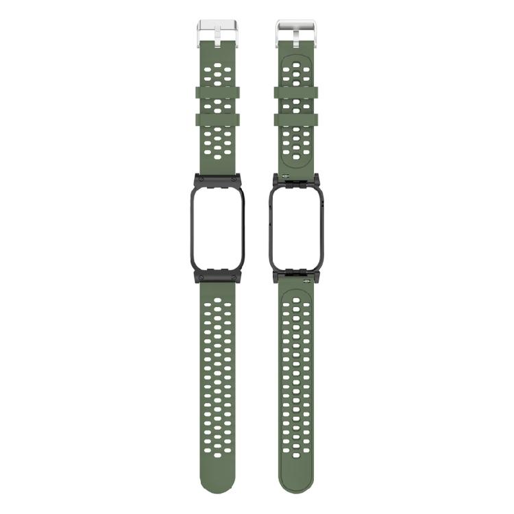 Model-Specific Replacement Band with Metal Protective Frame, Multiple Adjustment Holes and Open Silicone Design for CIRQA