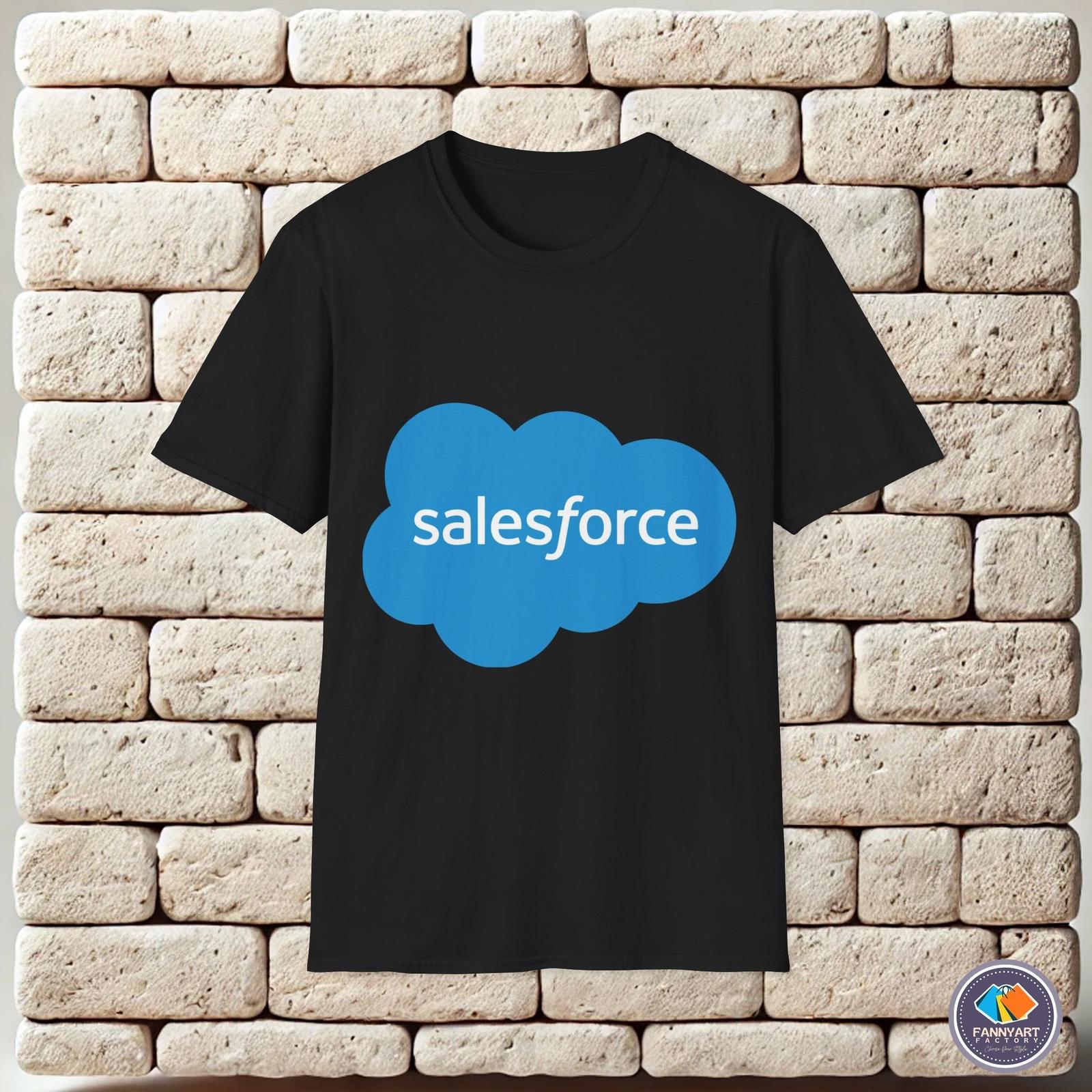 Унисекс Футболка с Логотипом SalesForce XXXL