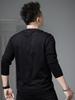 European Style Trendy Letter Print Long-Sleeve T-Shirt for Men 2025 Autumn New Round Neck Casual Top Men's T-Shirt