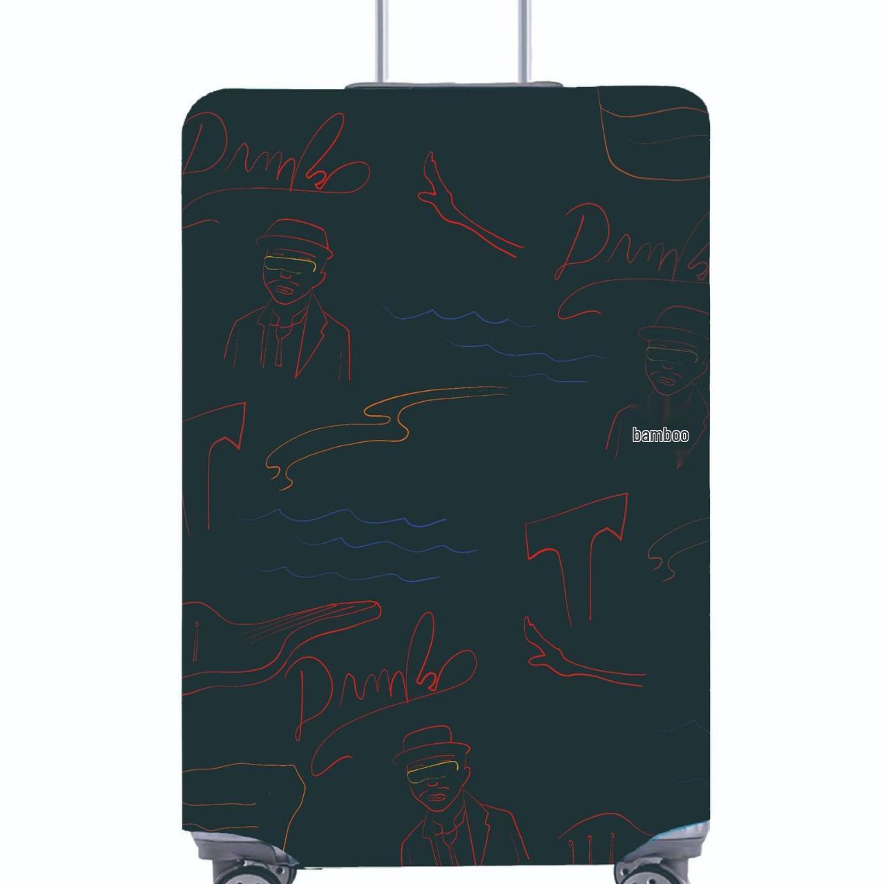 

Трансграничный Эластичный Защитный Чехол для Чемодана: Плотные, износостойкие чехлы для тележек для багажа 22/24/26 дюймов, пылезащитные чехлы с логотипом на заказ. S [19-21 inch]